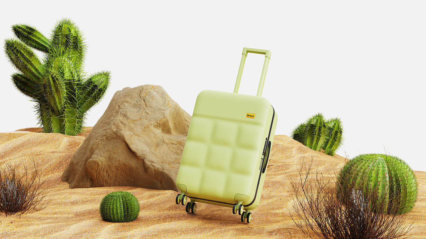 Industrial design, home travel, luggage，