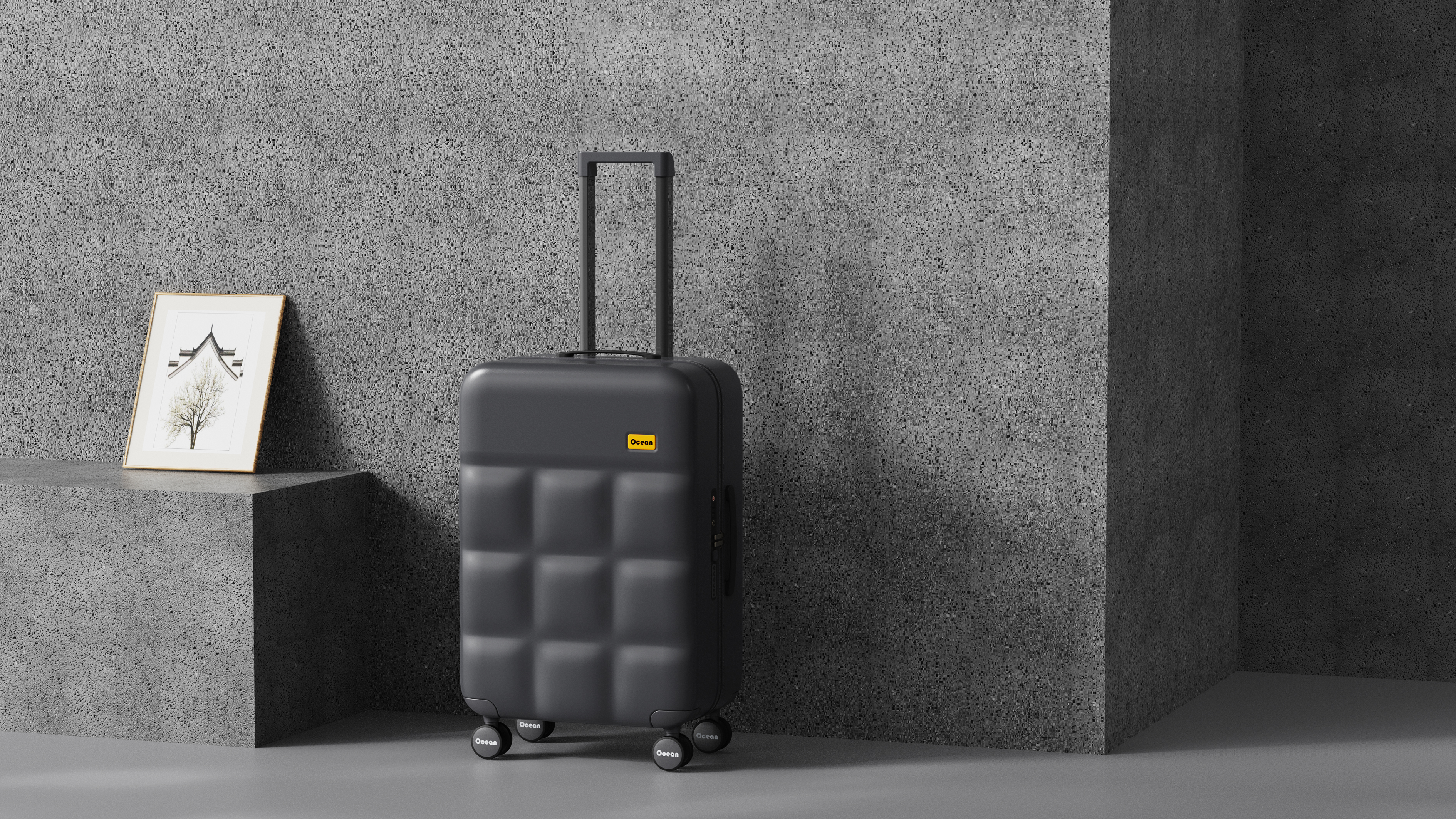 Industrial design, home travel, luggage，