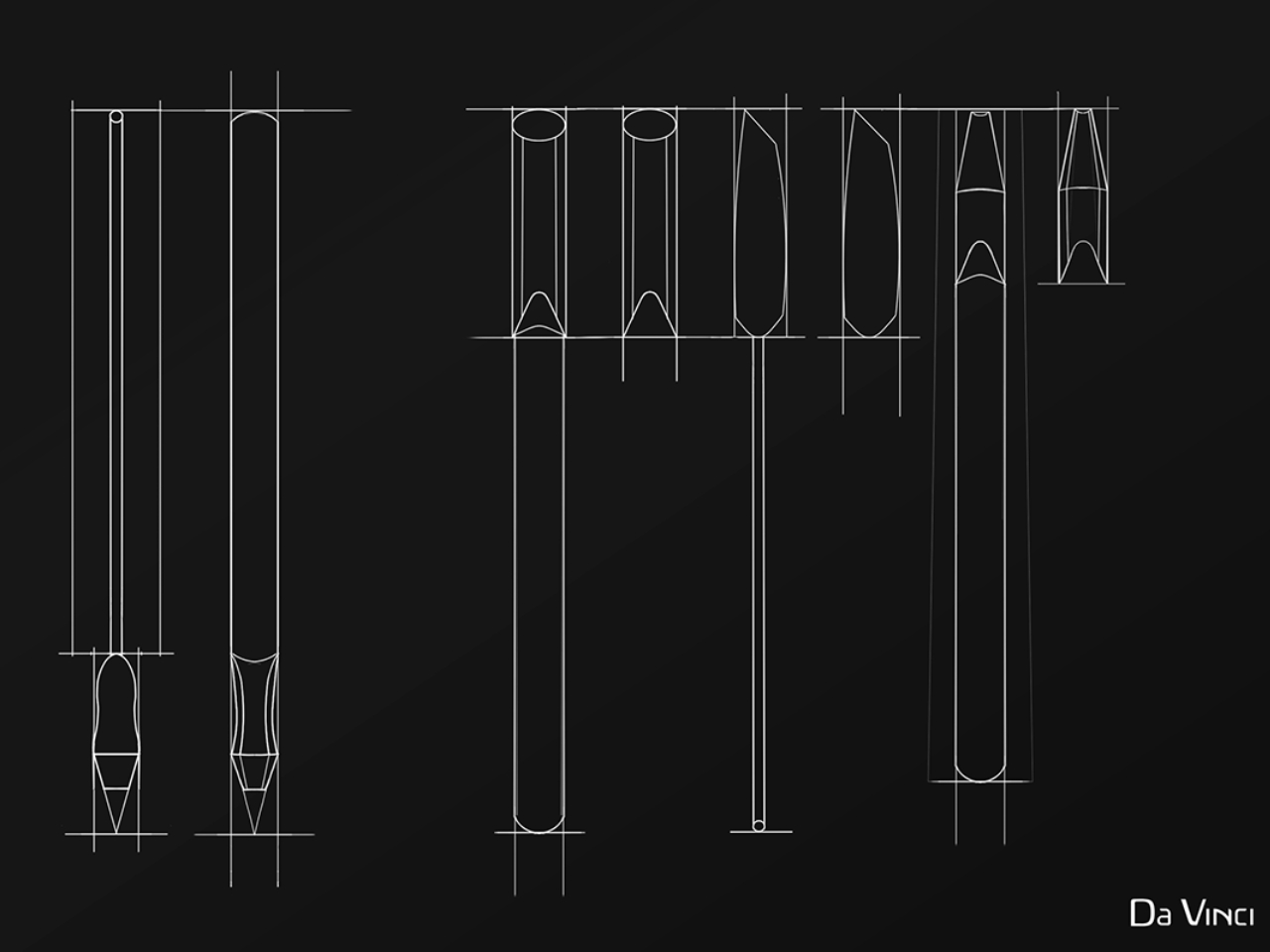 Da Vinci，pencil，bookmark，Stationery，