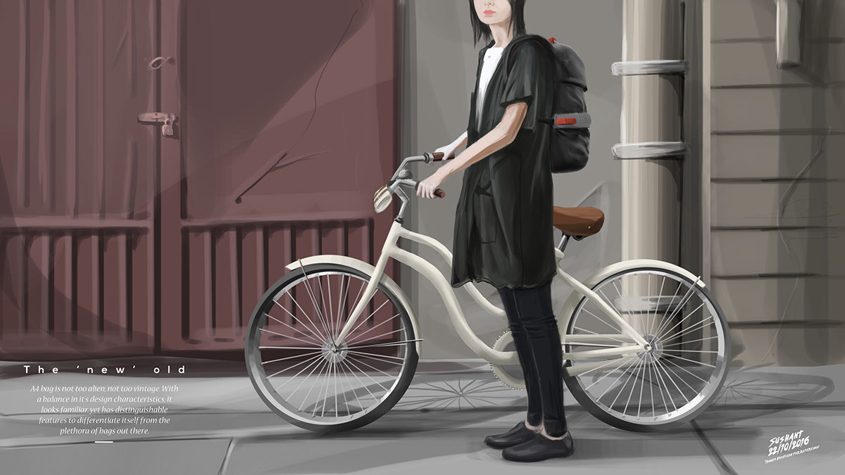 designer，student，file，a4，knapsack，