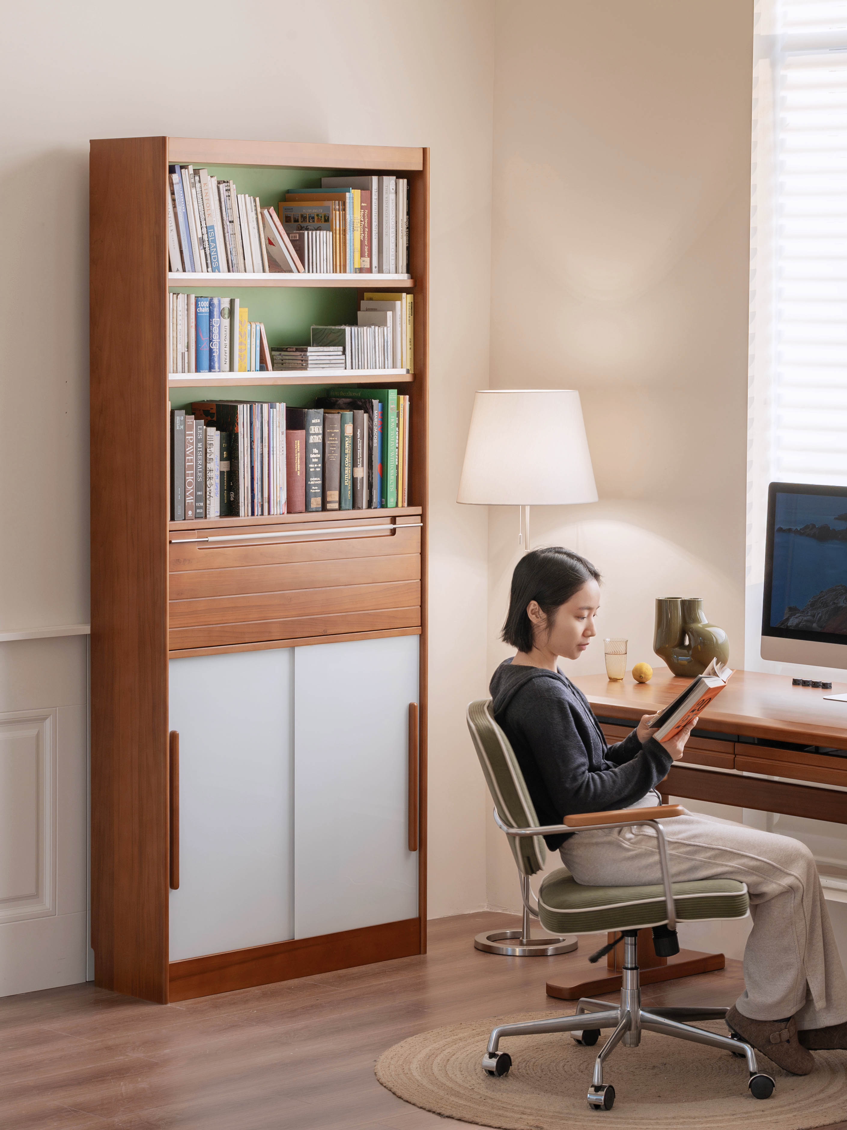 Combination bookcase，Bookcase，medieval furniture，furniture design ，Original furniture，Original design，Residential Furniture，Solid wood furniture，