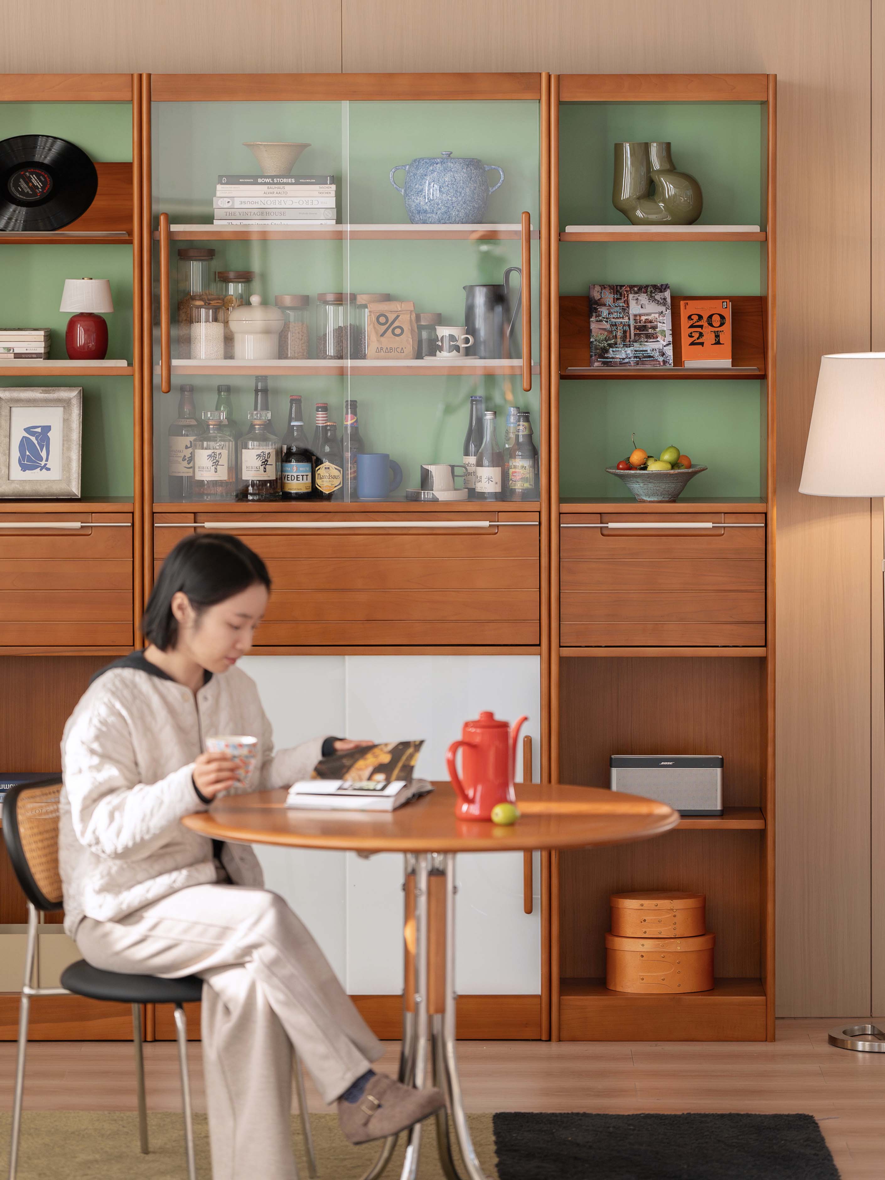 Combination bookcase，Bookcase，medieval furniture，furniture design ，Original furniture，Original design，Residential Furniture，Solid wood furniture，