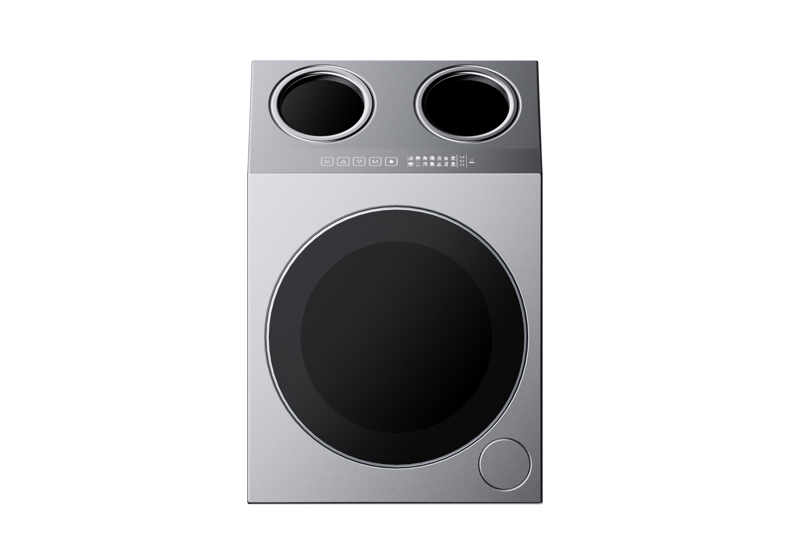 Washing machine，Partition washing machine，Lazy washing machine，conceptual design，product design，household electrical appliances，Home appliance design，Home appliance innovation，