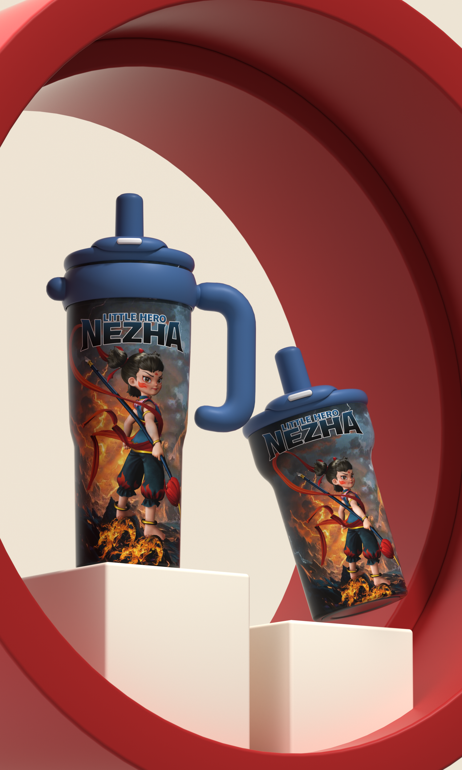 Ice Bully Cup，Car cup，fashion，Large capacity portable water cup，Home Leisure，Ergonomic grip，Long-term cold preservation，Outdoor Wild Drinking Artifact，