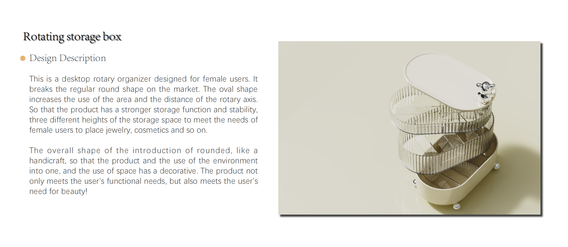 Break through the traditional forms of the market and think about the deep needs of users.，