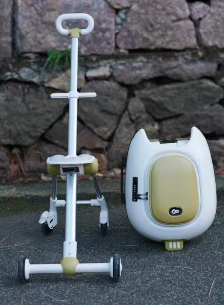 Magic egg luggage cart，