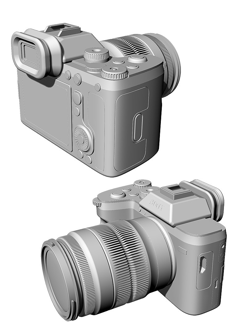 product design，industrial design，rhino，keyshot，rhinoceros，Product modeling，camera，