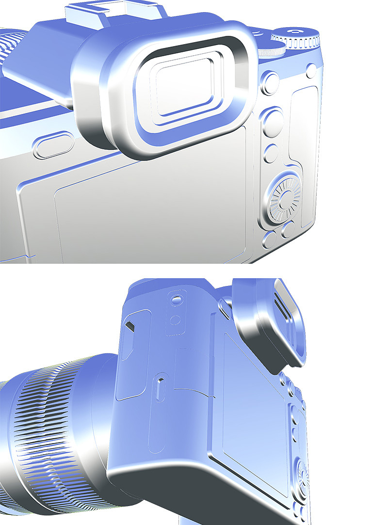 product design，industrial design，rhino，keyshot，rhinoceros，Product modeling，camera，