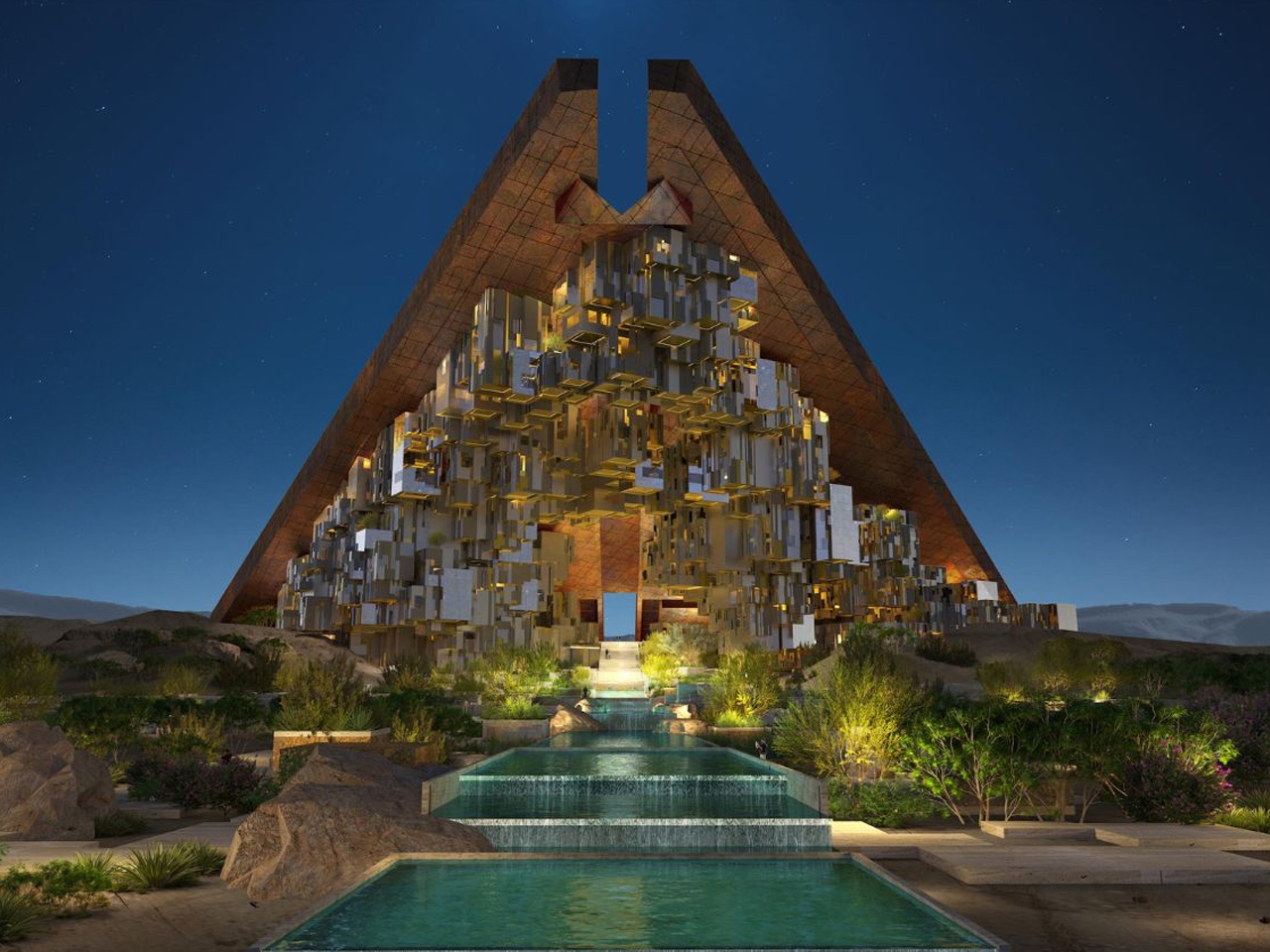 Saudi Arabia，Zero gravity，Future design，wharf，stadium，