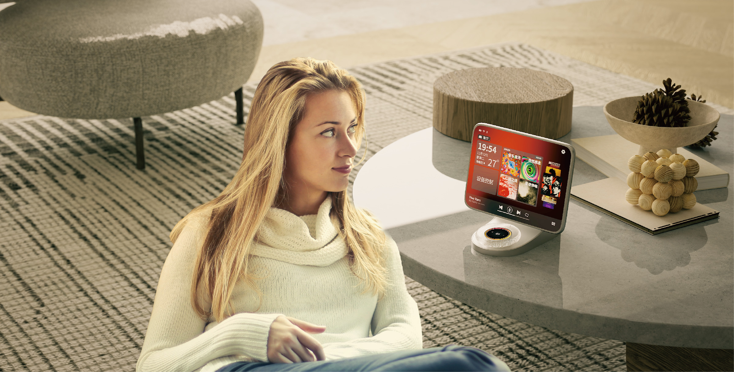 Smart home，Household appliances，Intelligent speaker，