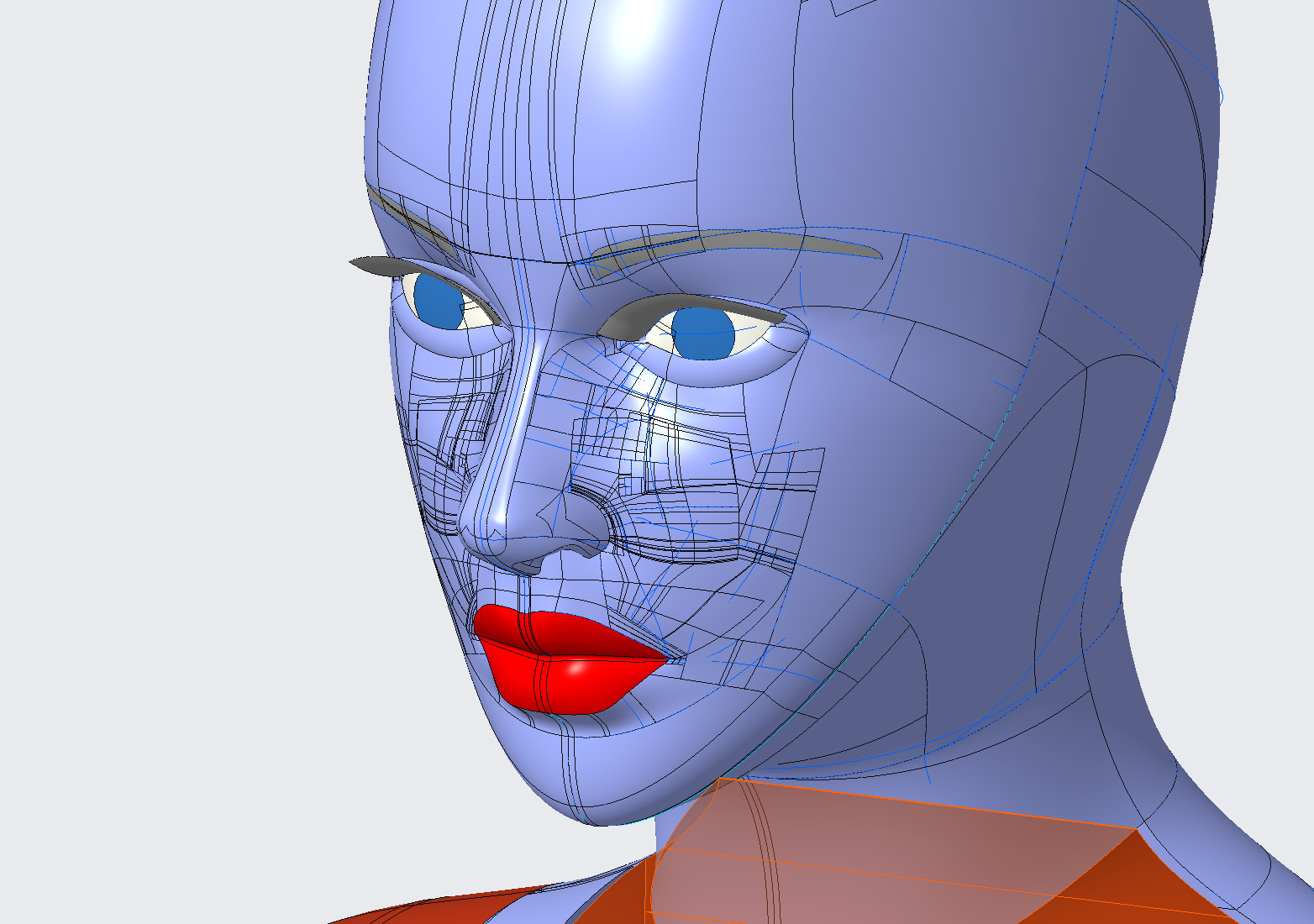 Humanoid robot，robot，Robot appearance design，industrial design，product design，artificial intelligence，Beautiful robot.，Catwoman robot，