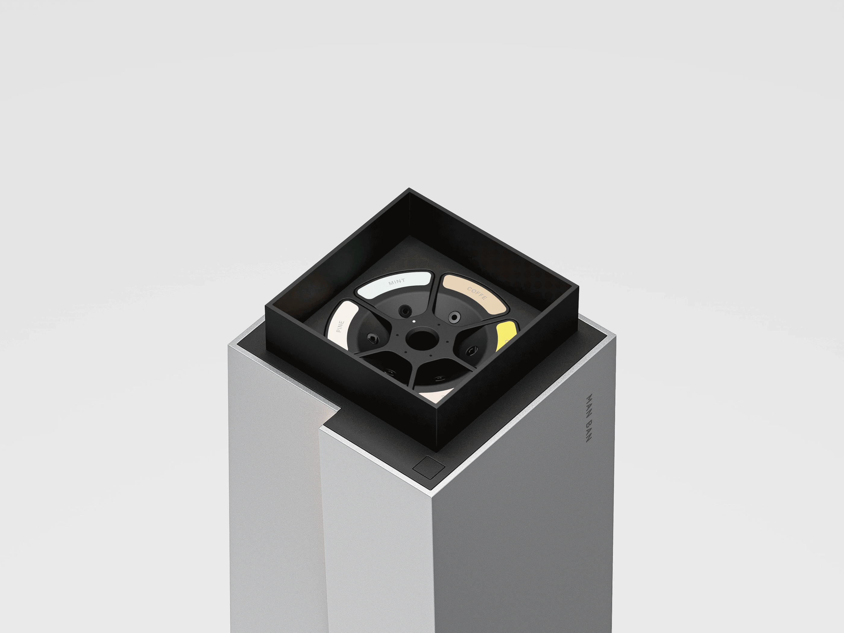 MAN BAN intelligent aromatherapy machine，product design，