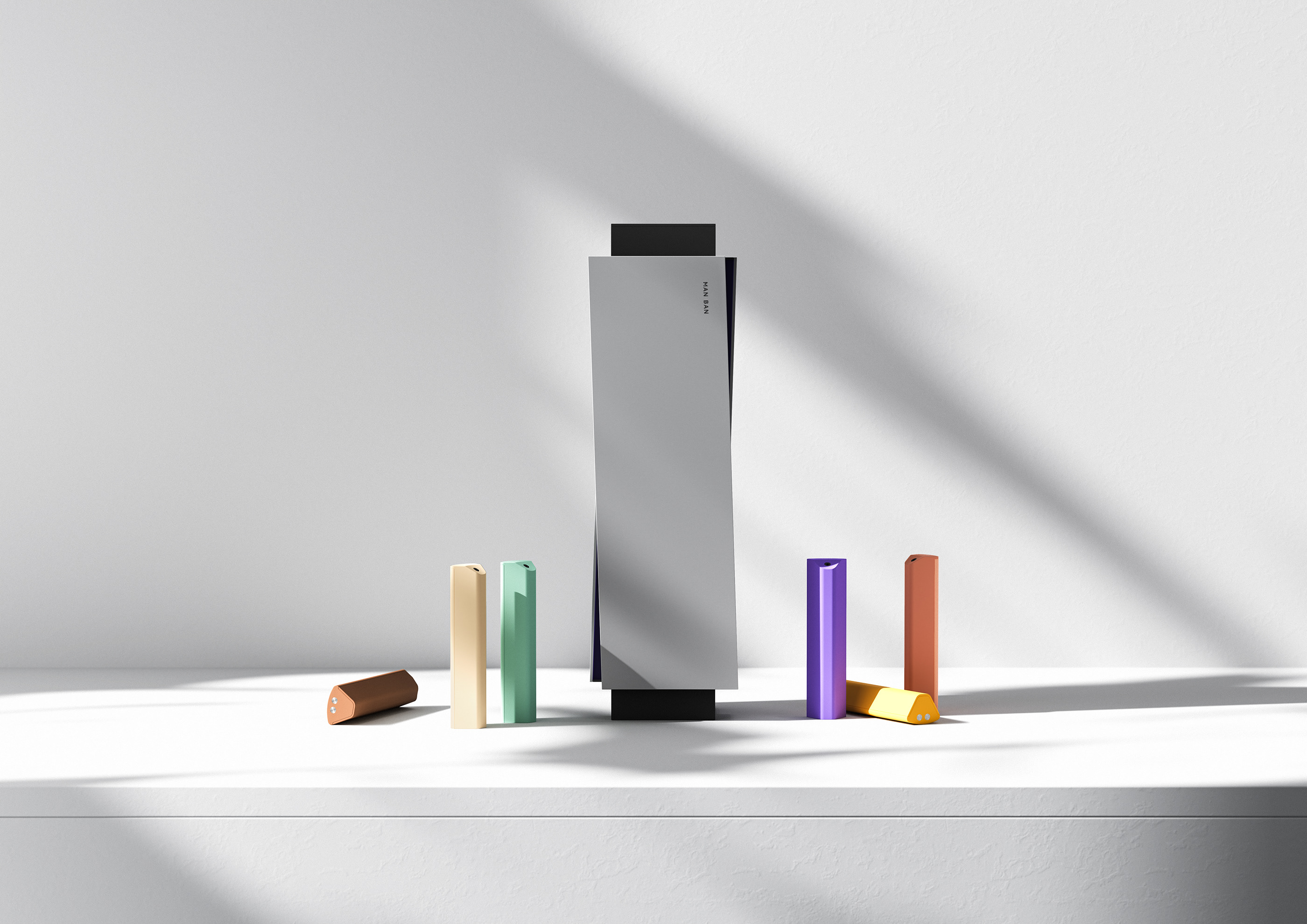 MAN BAN intelligent aromatherapy machine，product design，