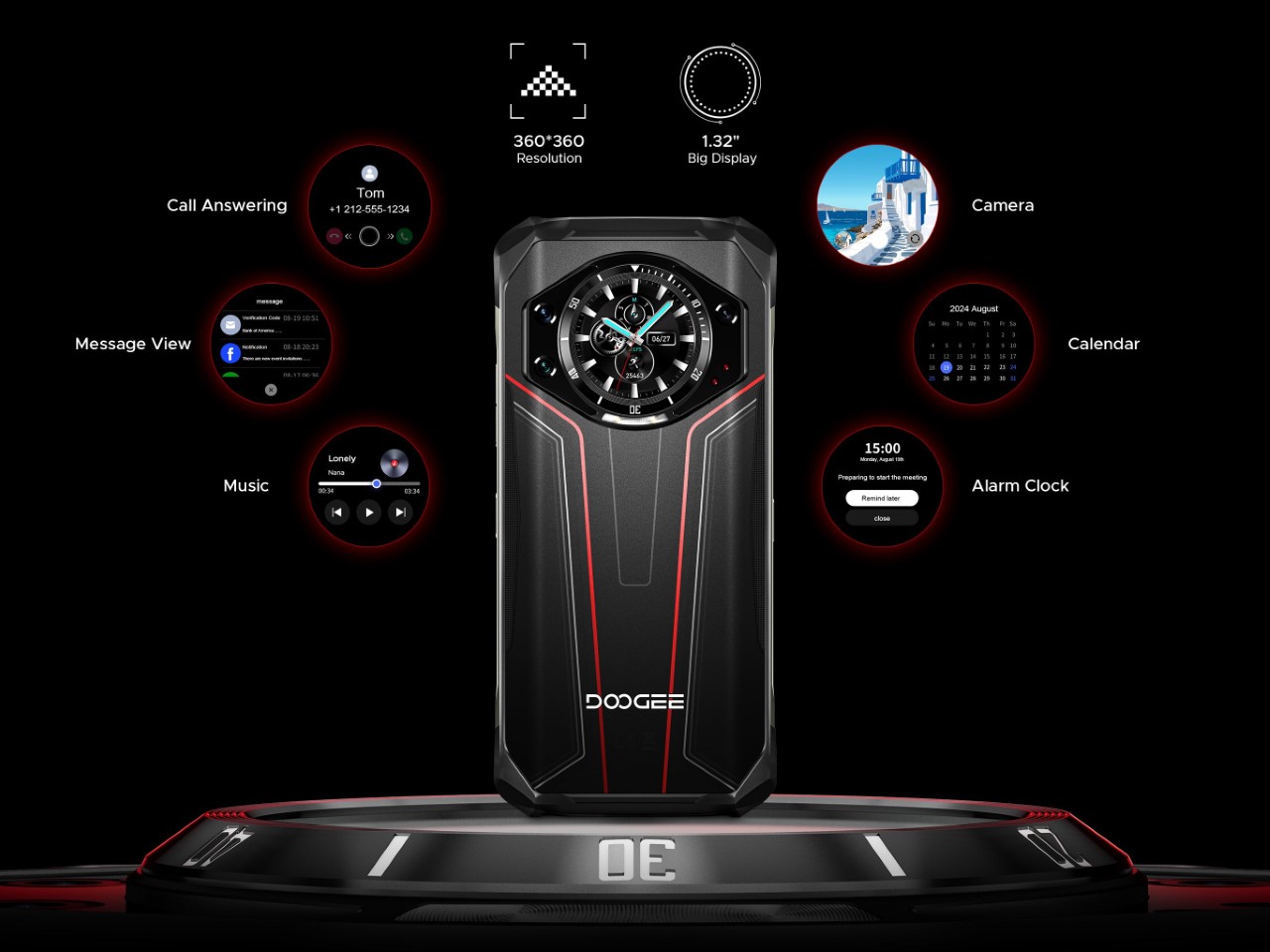 Wrist watch，Intelligent mobile phone，Doogee，Innovative design，
