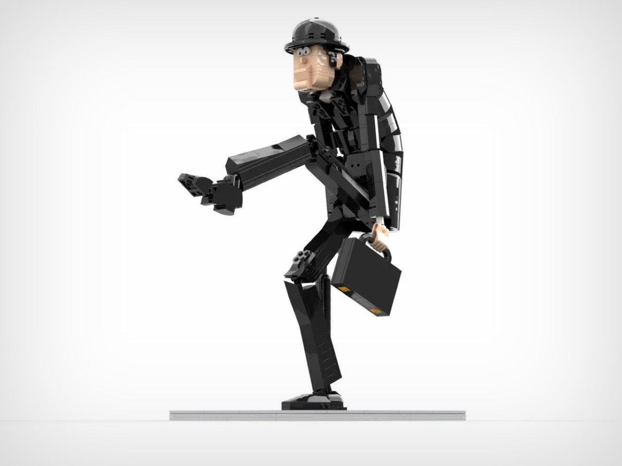 Lego，statue，Building blocks，Bowler Hat，God like，