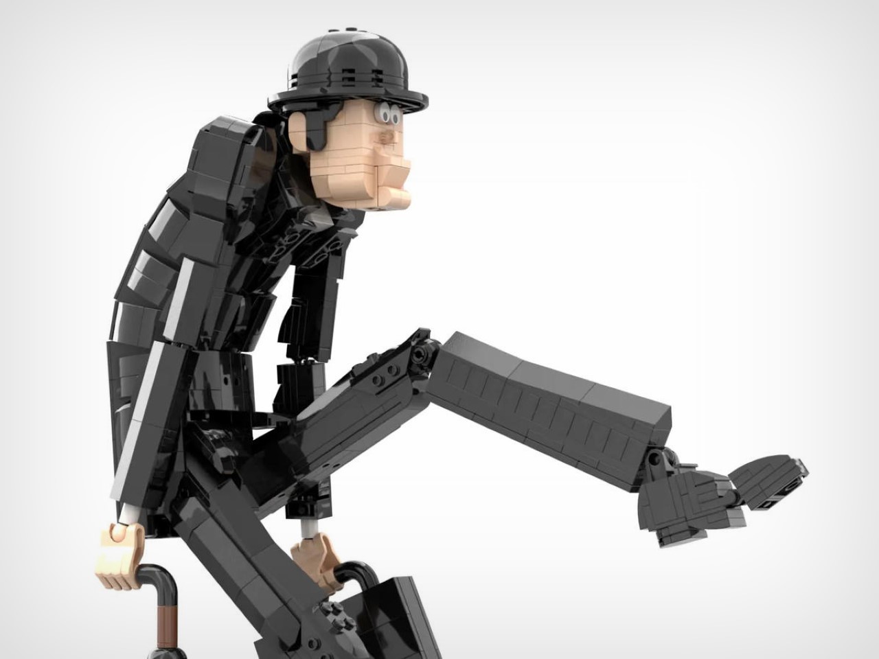 Lego，statue，Building blocks，Bowler Hat，God like，