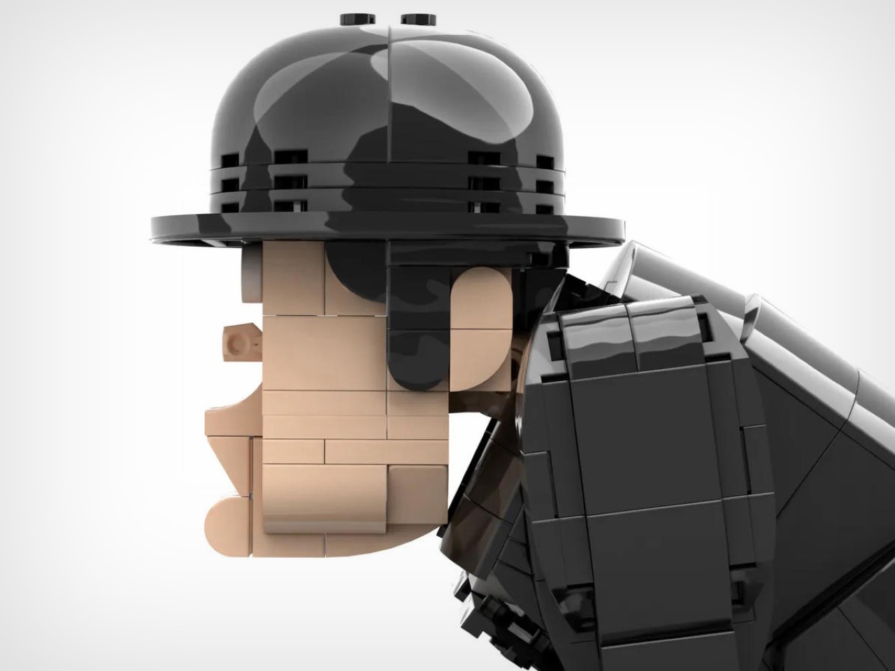 Lego，statue，Building blocks，Bowler Hat，God like，