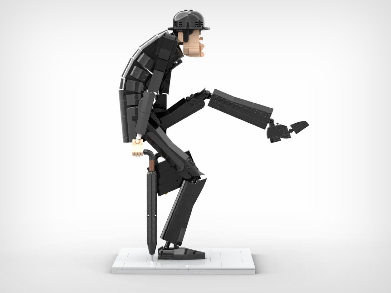 Lego，statue，Building blocks，Bowler Hat，God like，