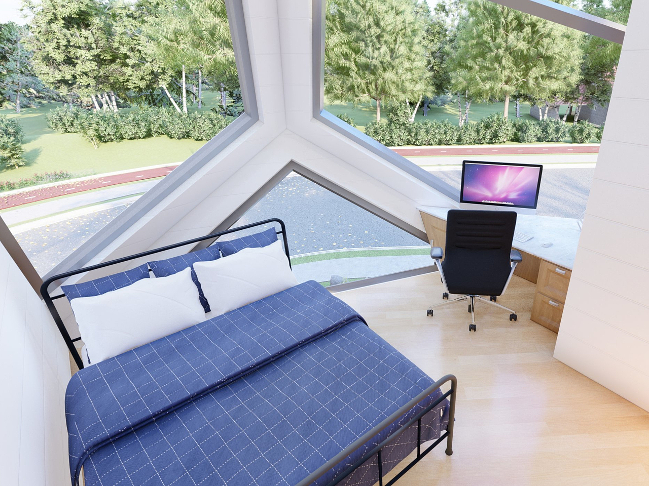 Interior design，multi-function，originality，kitchen，Pentagone，