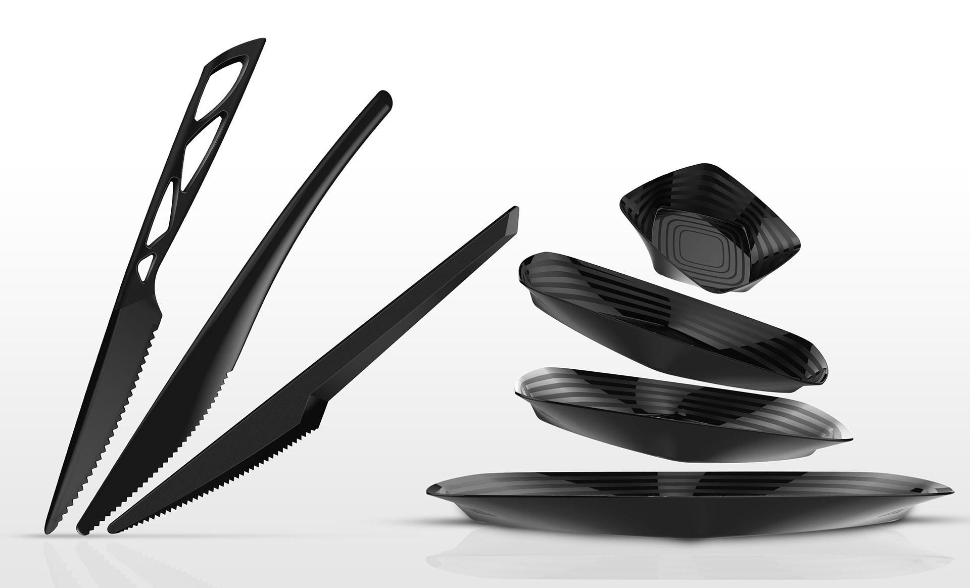 packing design，plate，tableware，Aplus packaging，