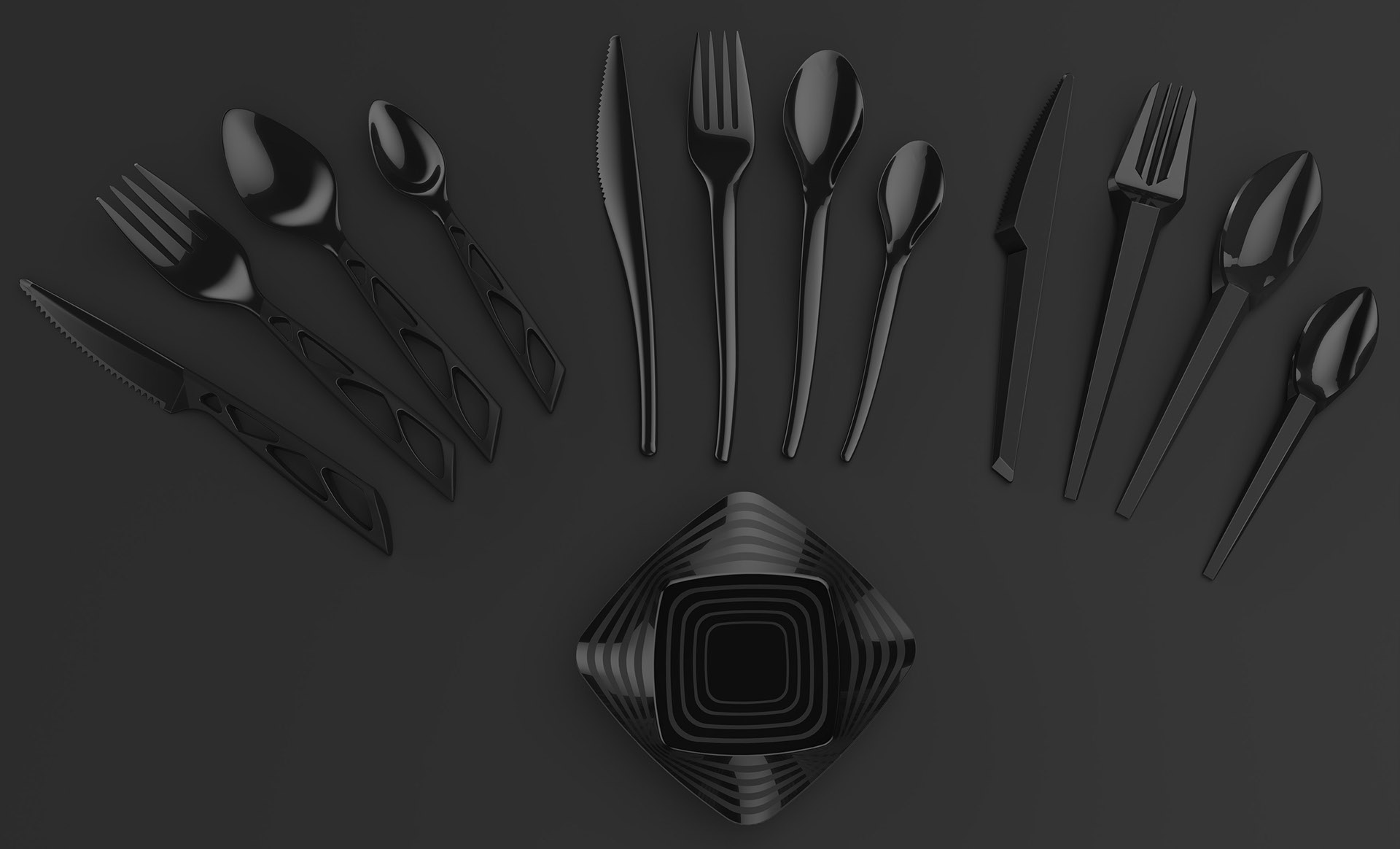 packing design，plate，tableware，Aplus packaging，