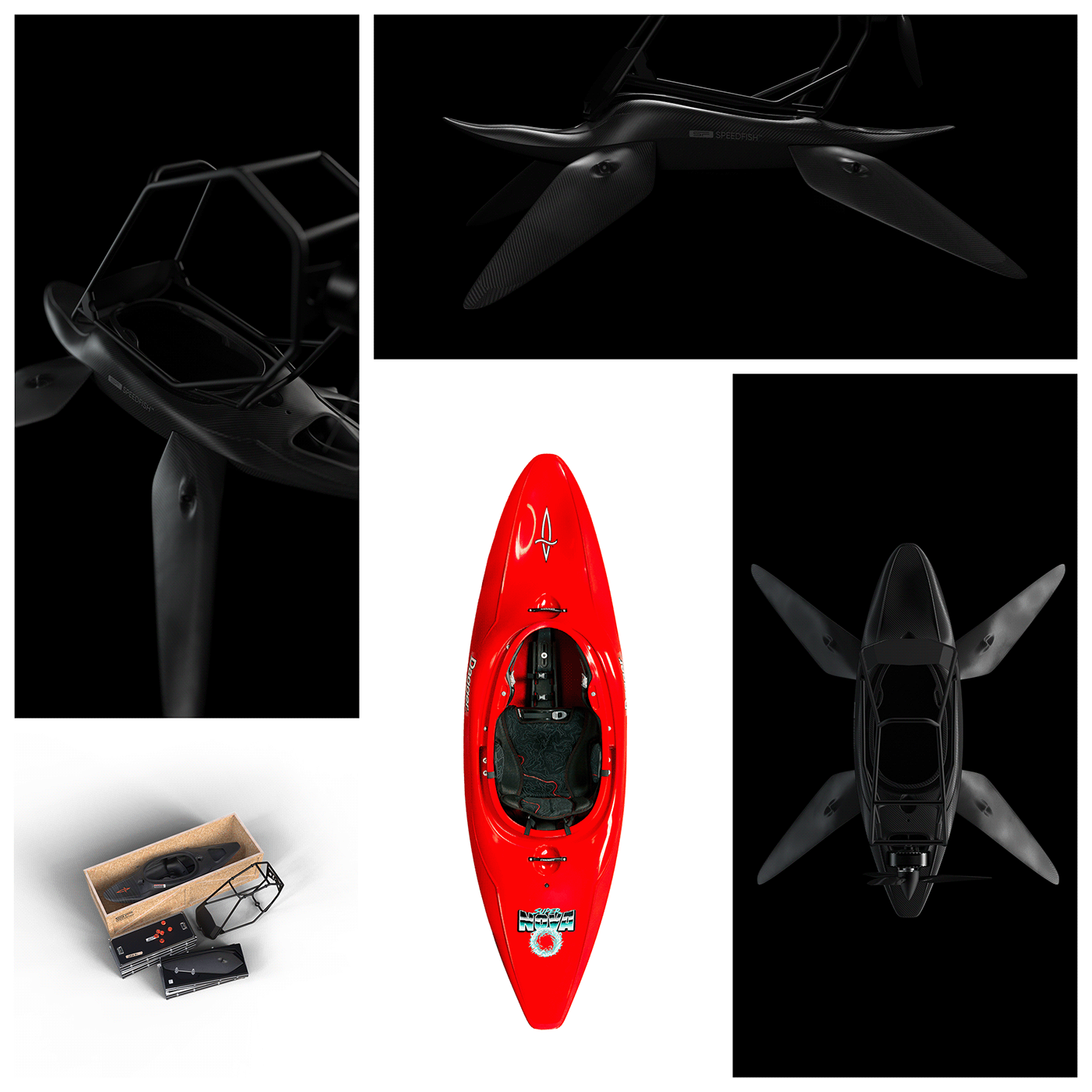 SPEEDFISH，SF33，Thin Film Technology，flying on water，DAGGERKAYAK，