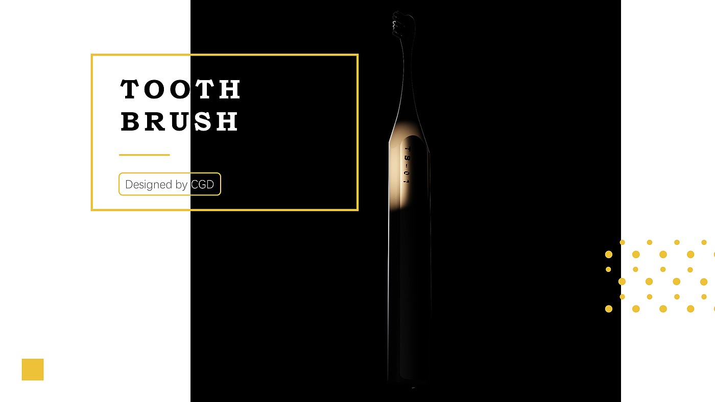product design，Electric toothbrush，Original design，CGD，industrial design，Apple style，Concise style，Design aesthetics，