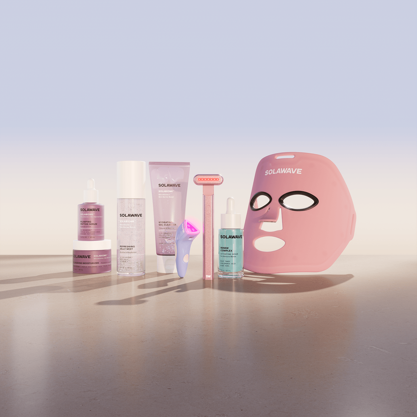 Solawave，skin care products，cosmetic instrument，Technology company，suit，