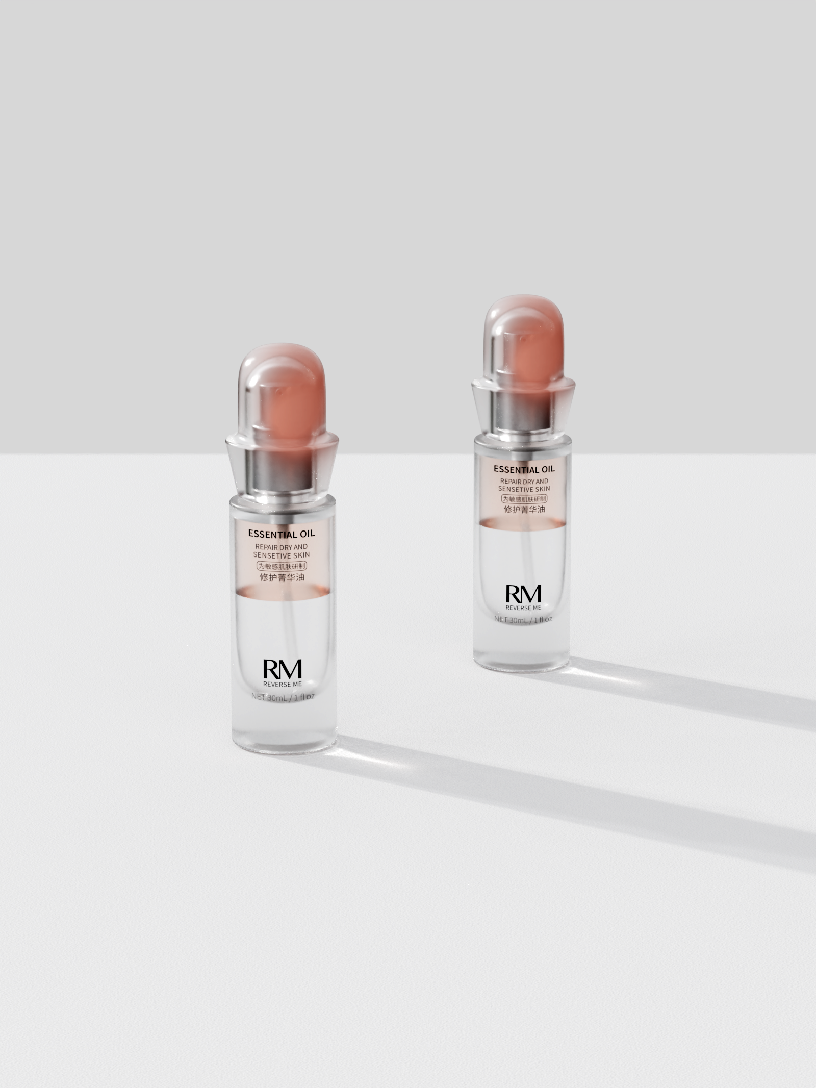 essence bottle，Bottle design，packing，product design，industrial design，Glass bottles，