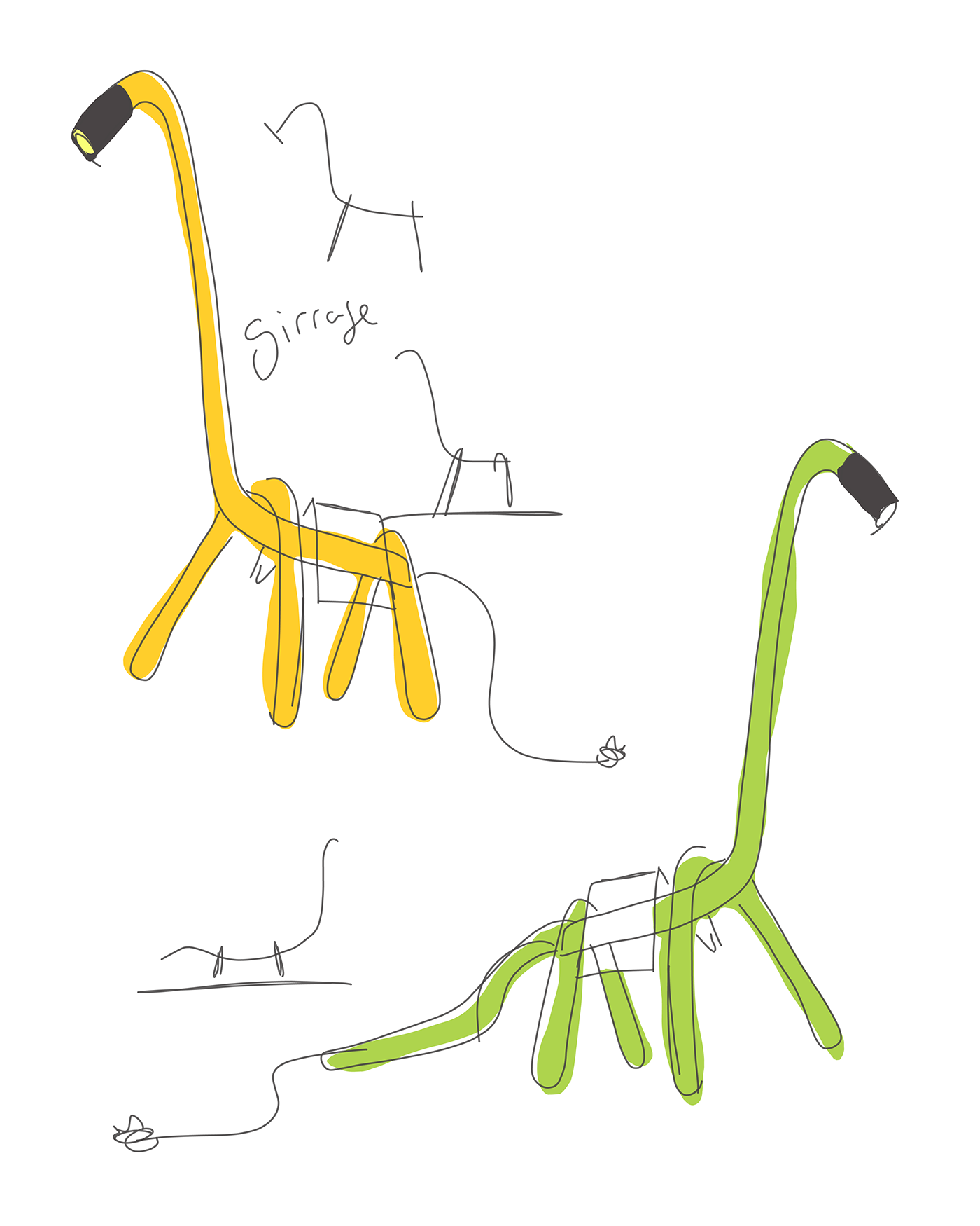 giraffe，lamps and lanterns，lighting，Identification，G-Lamp，