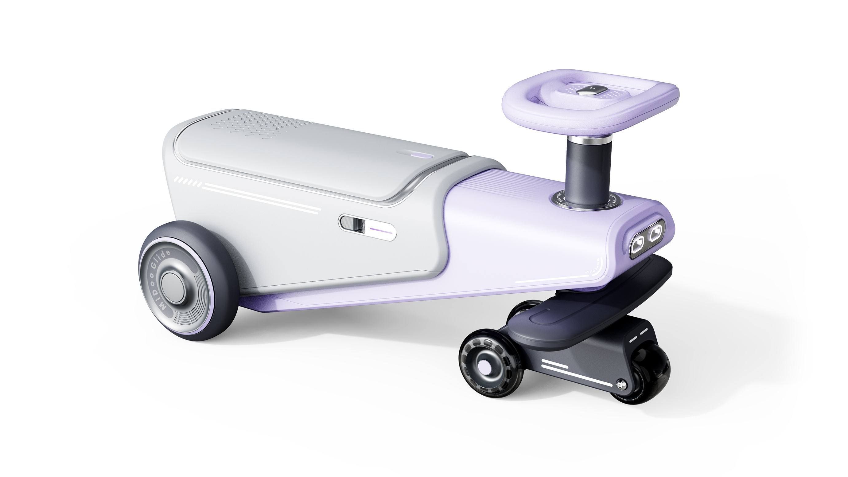 Children's dual-purpose torsion car，Creative design，product design，industrial design，Stroller design，