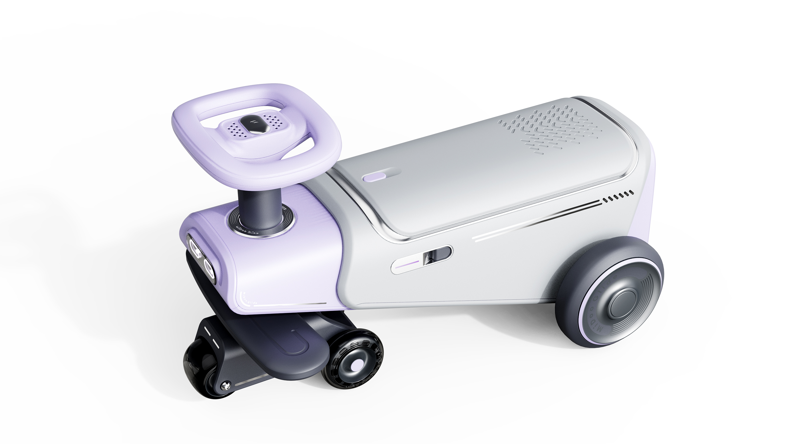 Children's dual-purpose torsion car，Creative design，product design，industrial design，Stroller design，
