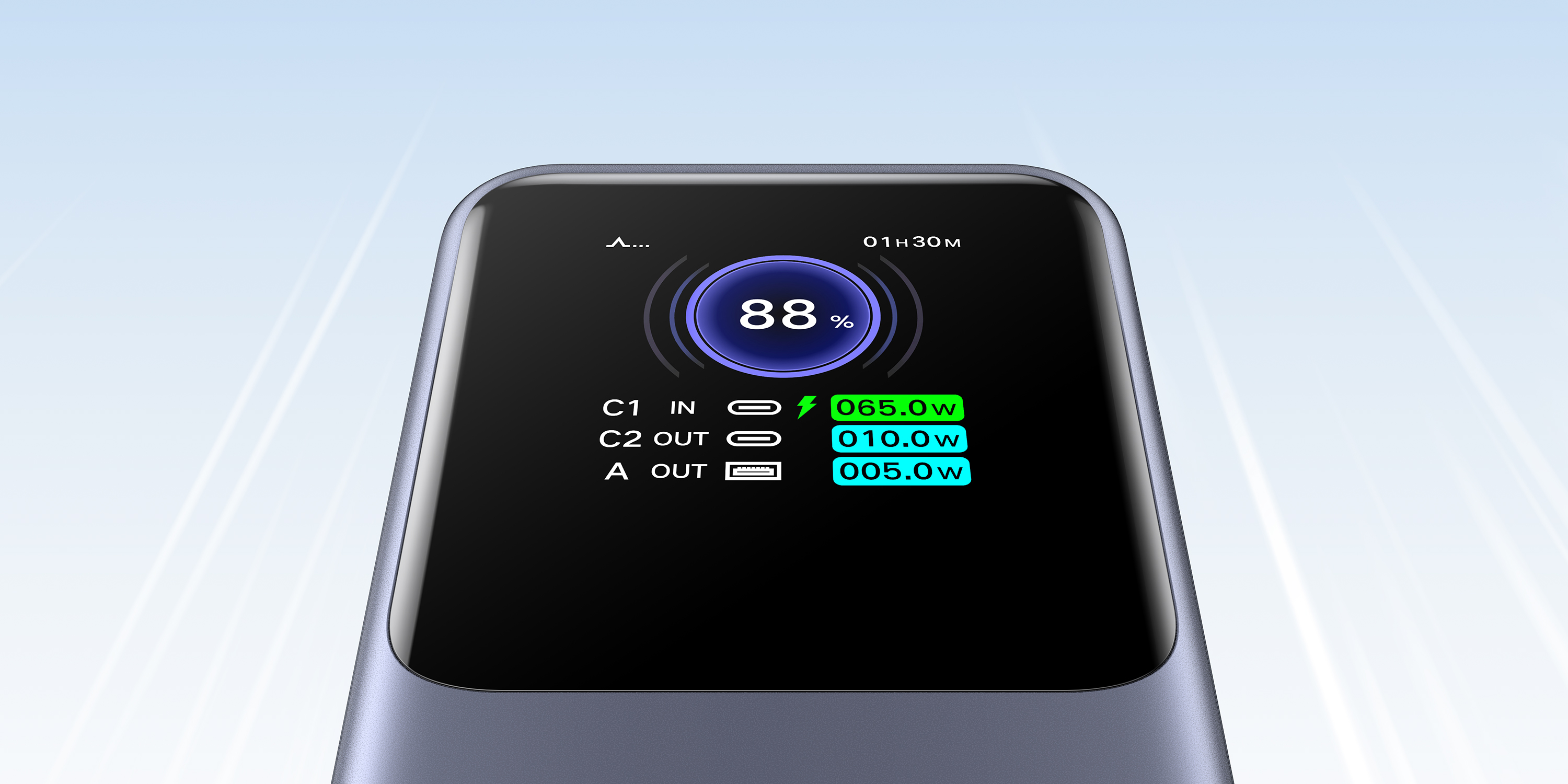 Green couplet，Product rendering，3c，portable source，