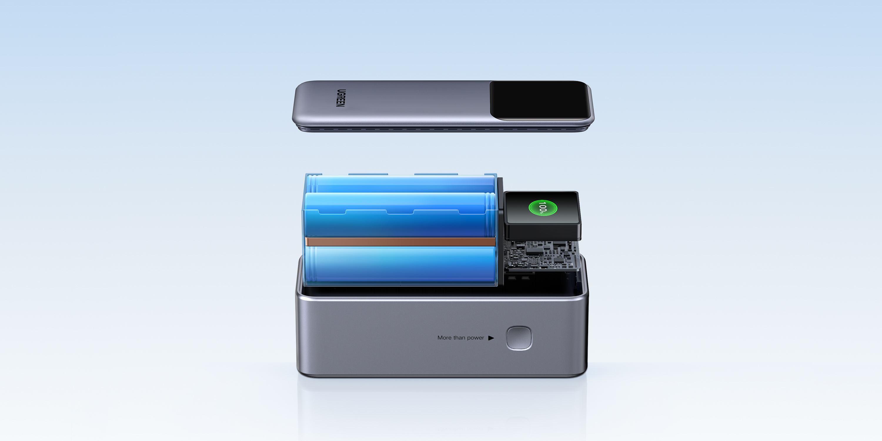 Green couplet，Product rendering，3c，portable source，