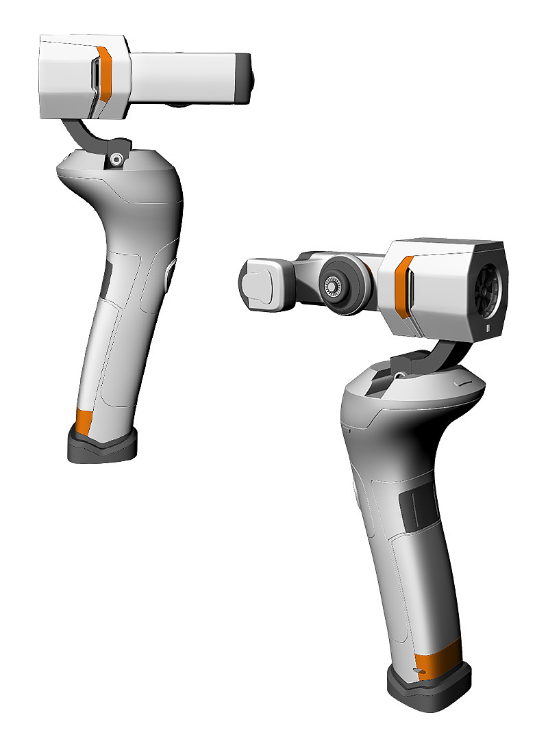 product design，industrial design，rhino，modeling，Handheld PTZ，keyshot，Industrial product design，