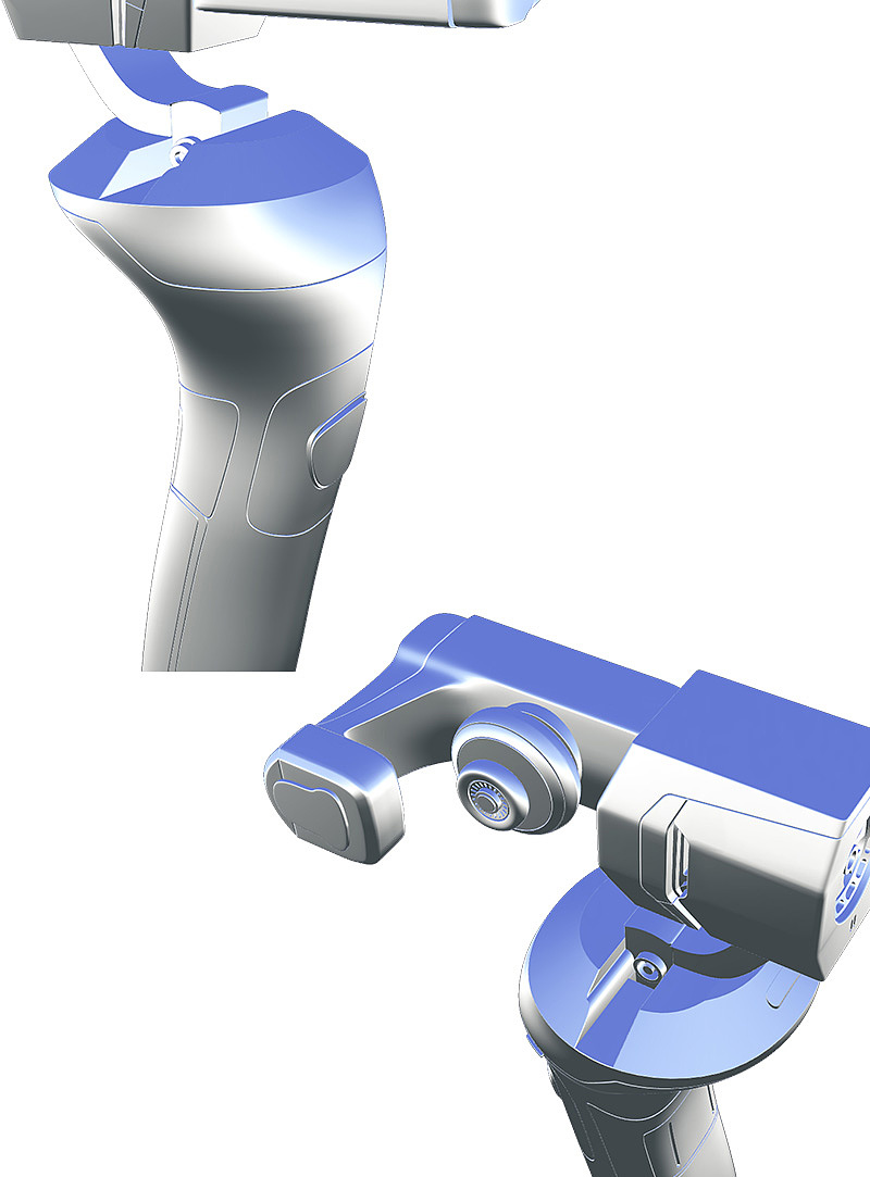 product design，industrial design，rhino，modeling，Handheld PTZ，keyshot，Industrial product design，