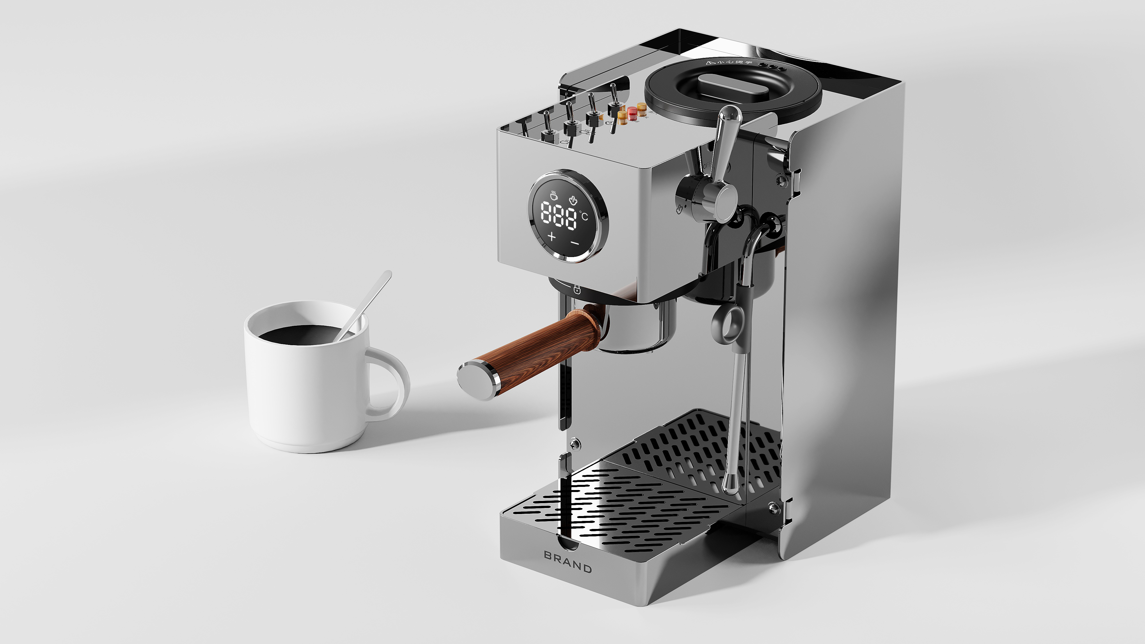 # High-end Home Appliances# Coffee Art# Life Aesthetics，Coffee machine，