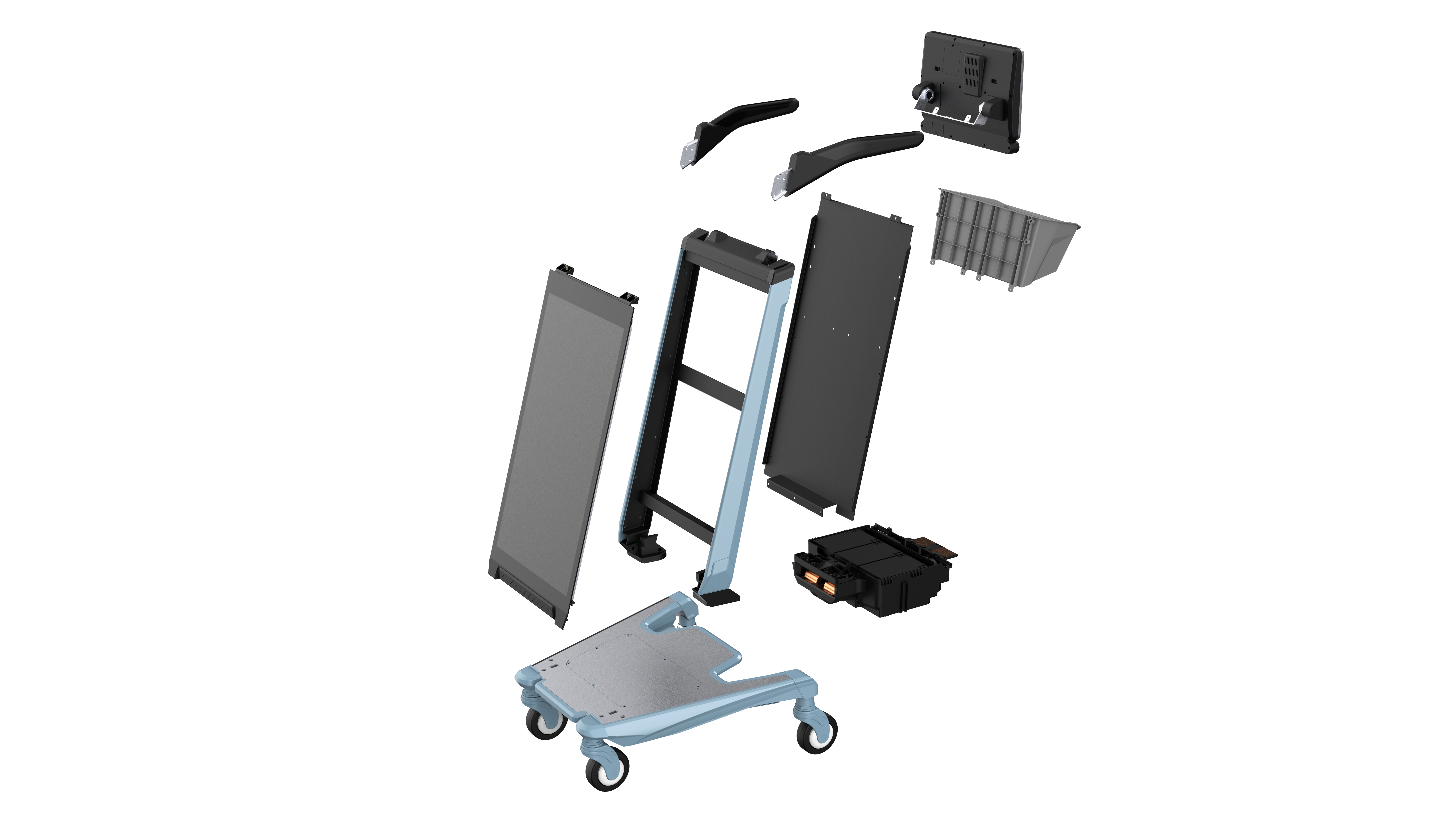 Intelligent Airport Cart, Triggered Interaction，