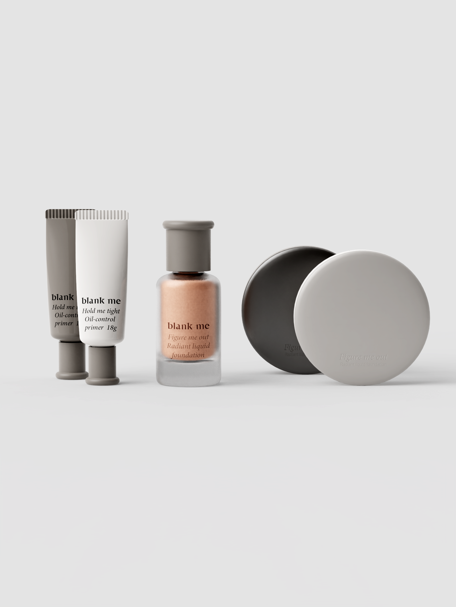 Foundation box，concise，Architectural aesthetics，Cosmetics，Bottle design，packing design，product design，Beauty makeup，