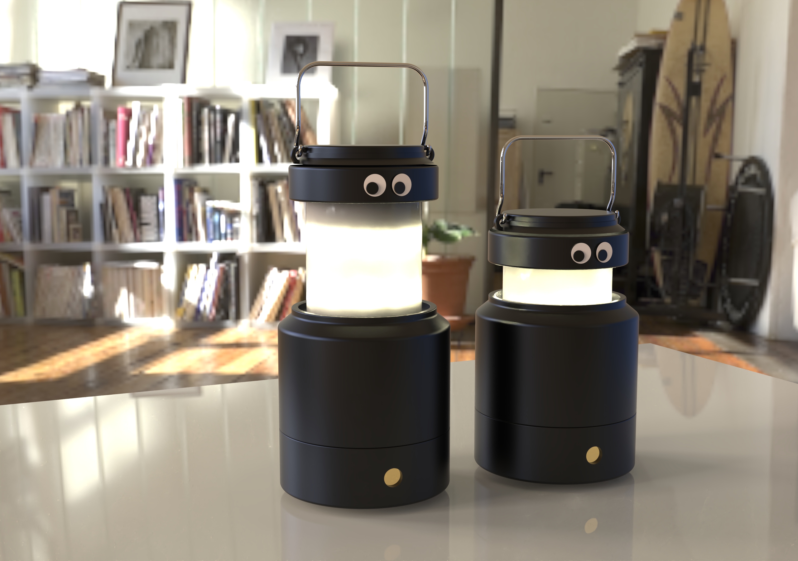 Camping lamp，lamps and lanterns，outdoors，lovely，coal briquettes，