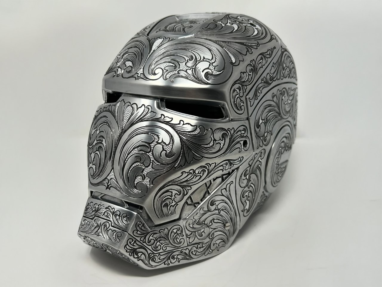 Stark ，face shield，Iron Man，Baroque style，Retro，