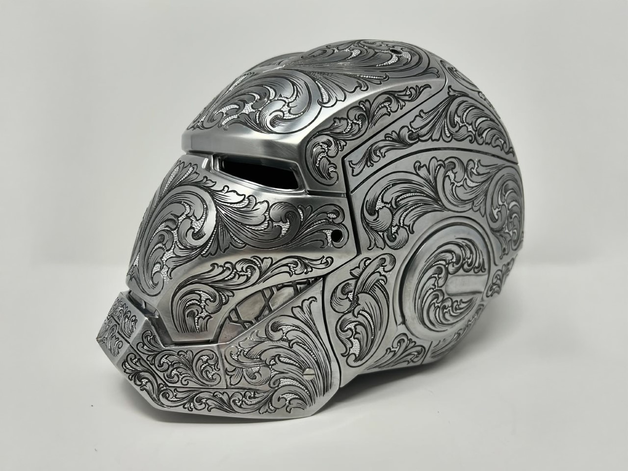 Stark ，face shield，Iron Man，Baroque style，Retro，
