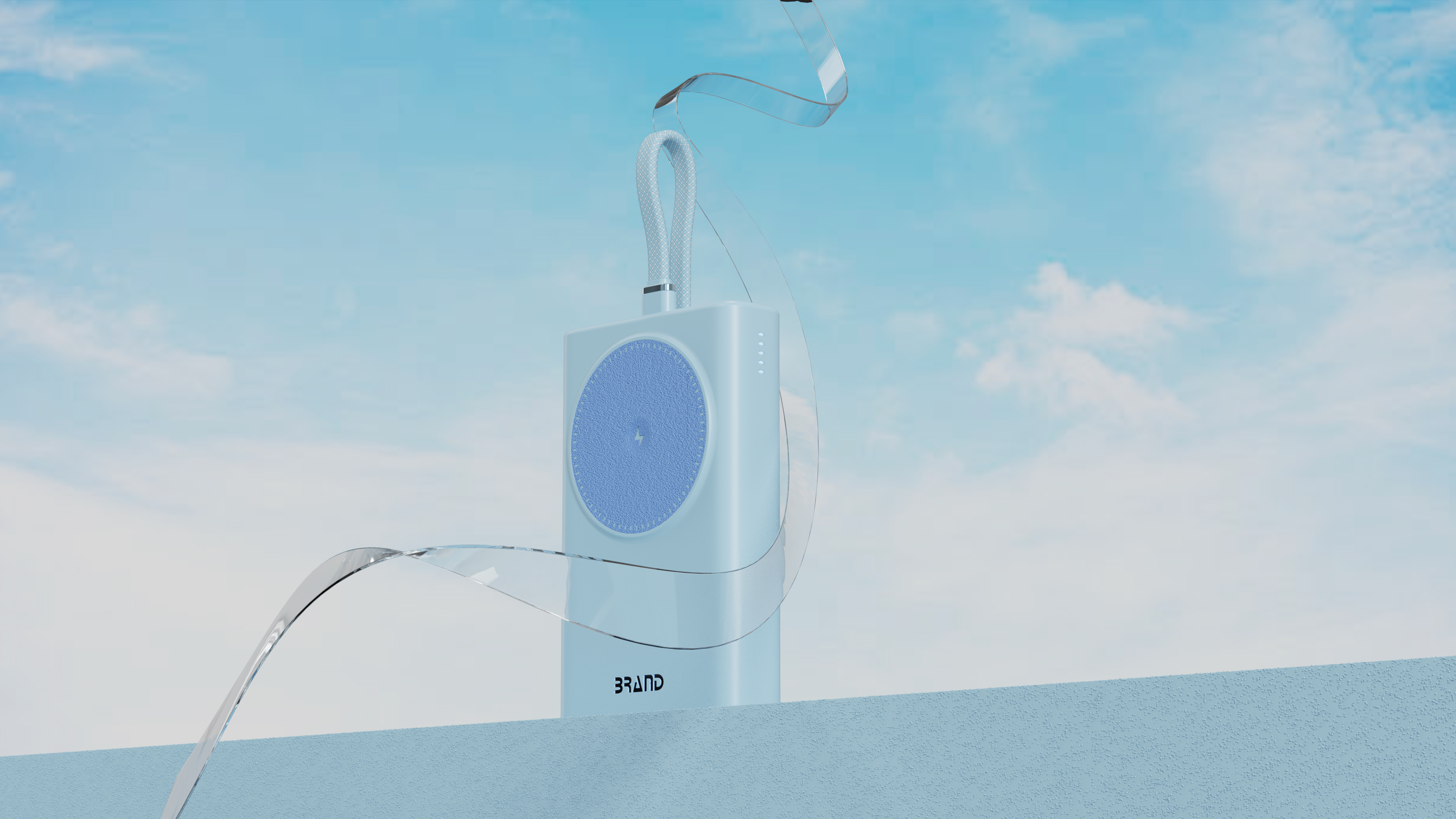 Magnetic suction wireless charging，Since the line mobile power，3C products，