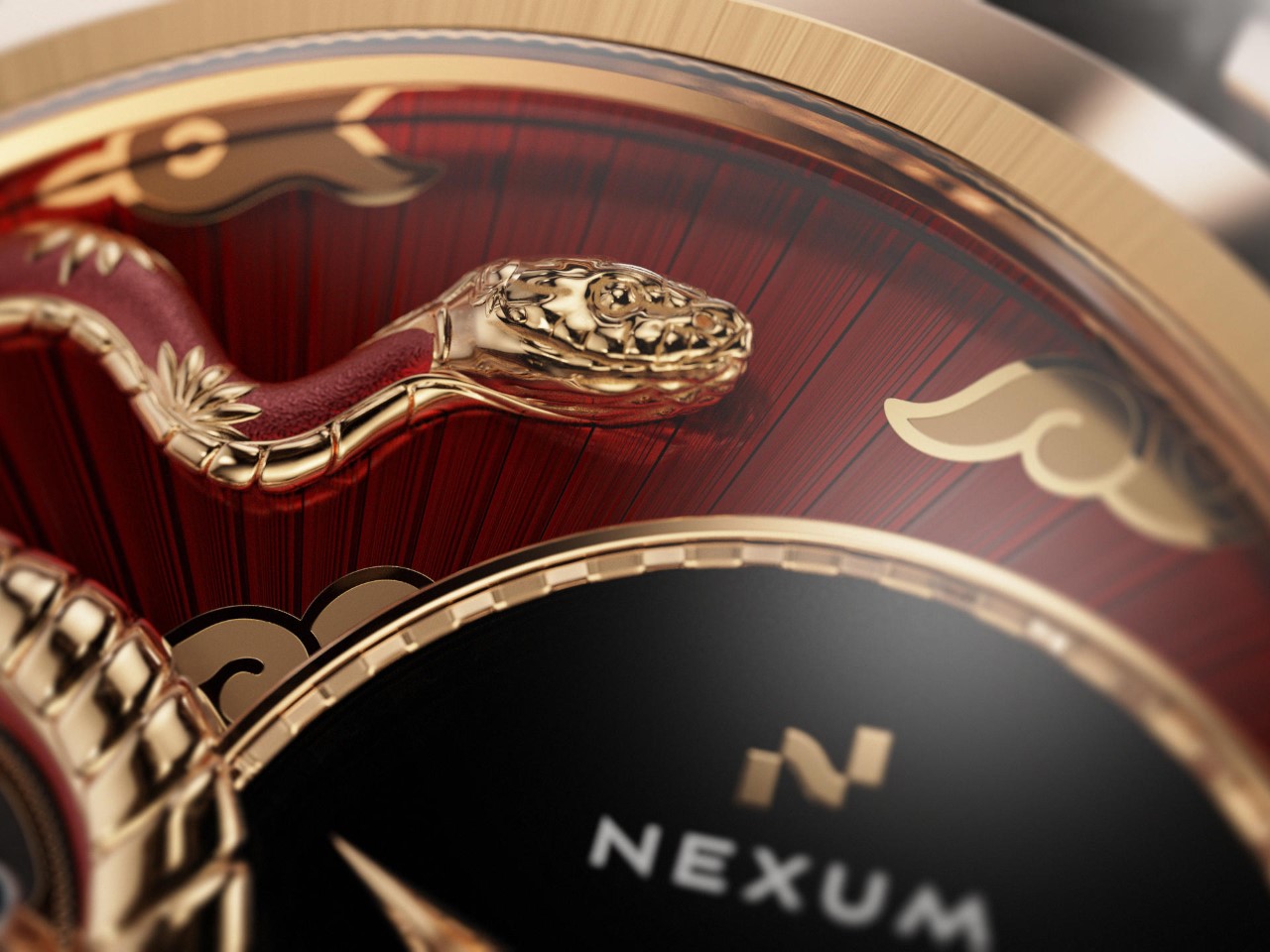 Year of the Snake，Watch design，Tourbillon ，red enamel，Limited edition，