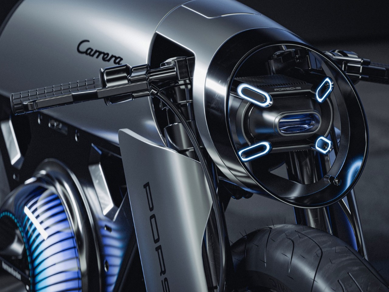 Porsche，Electric Coffee Racing，Retro style，Harton Karman sound，