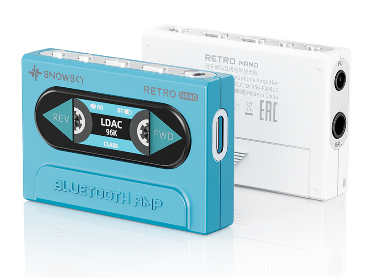 Fiio，Retro Tape，Bluetooth DAC，Headphone Amplifier，