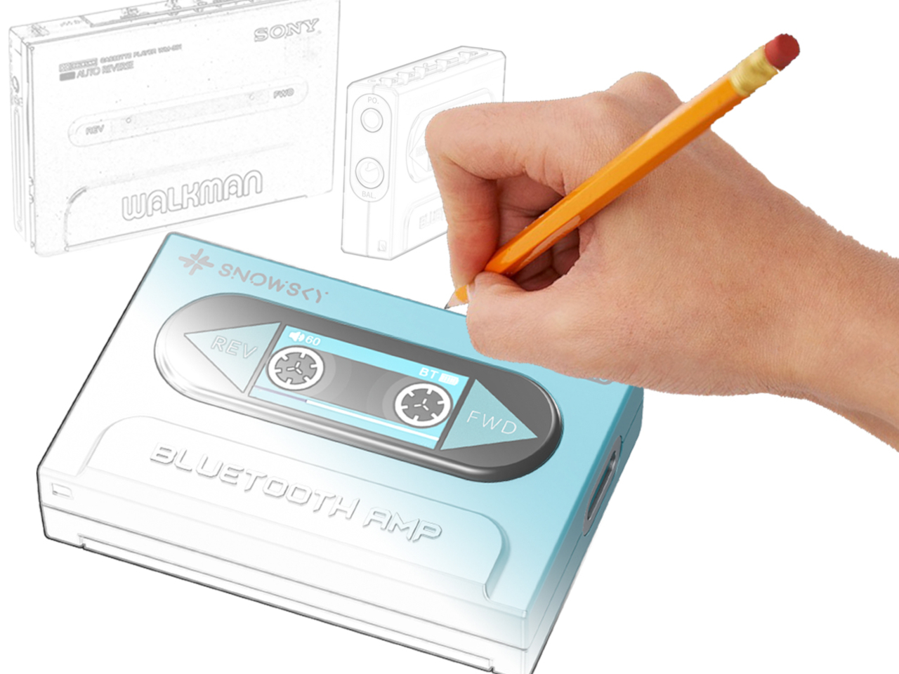 Fiio，Retro Tape，Bluetooth DAC，Headphone Amplifier，