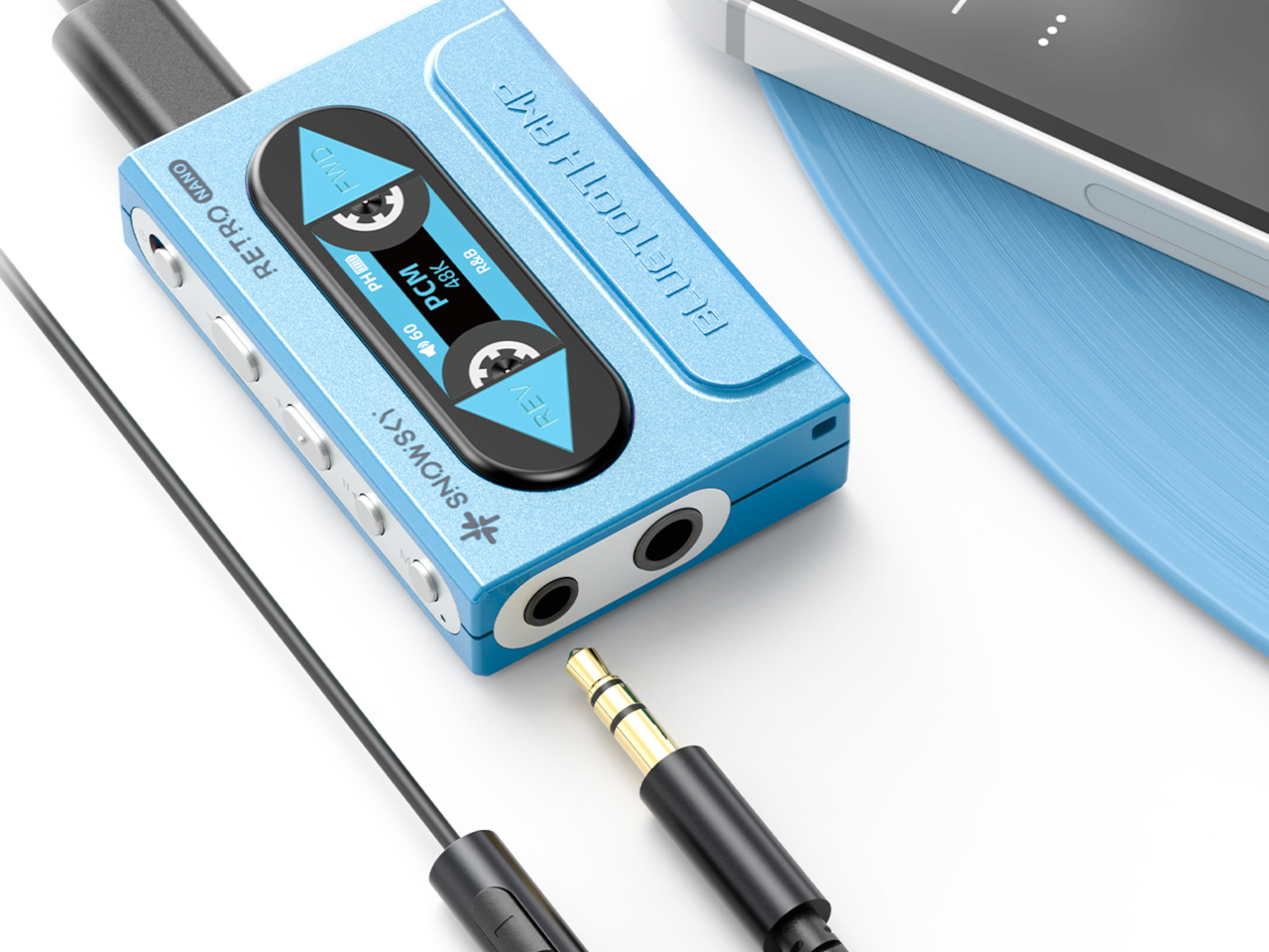 Fiio，Retro Tape，Bluetooth DAC，Headphone Amplifier，