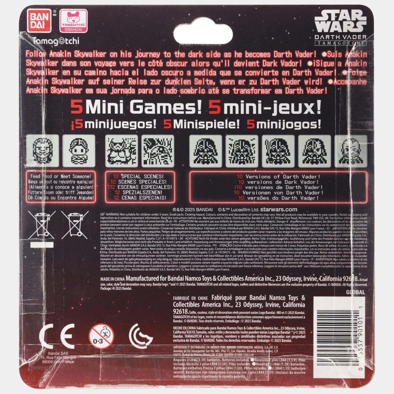 Darth Vader，Electronic pet，Bandai，feed，Star Wars，