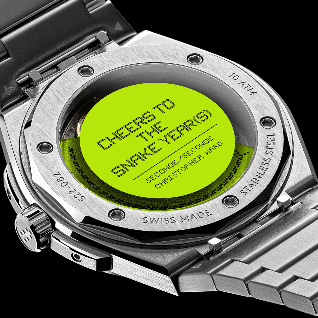 Nostalgic watch，the twelve Chinese zodiac signs，Snake，Christopher Ward，Retro Design ，